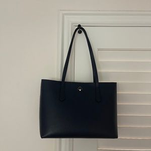 Kate Spade Navy Blue Small Tote Bag